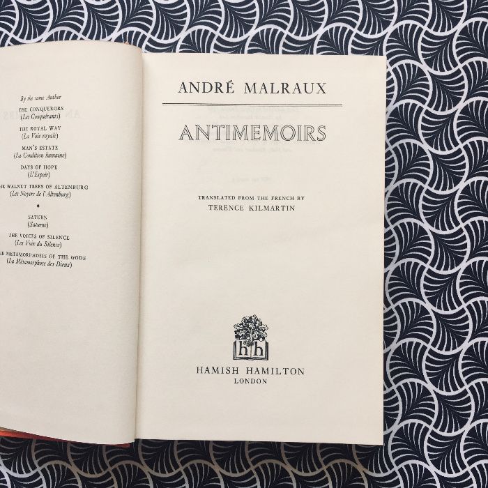 Antimemoirs - André Malraux