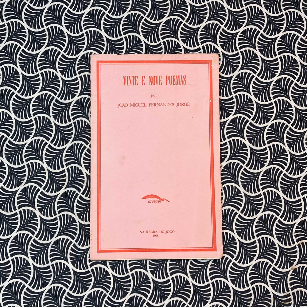 Vinte e Nove Poemas (1ª ed.) - João Miguel Fernandes Jorge